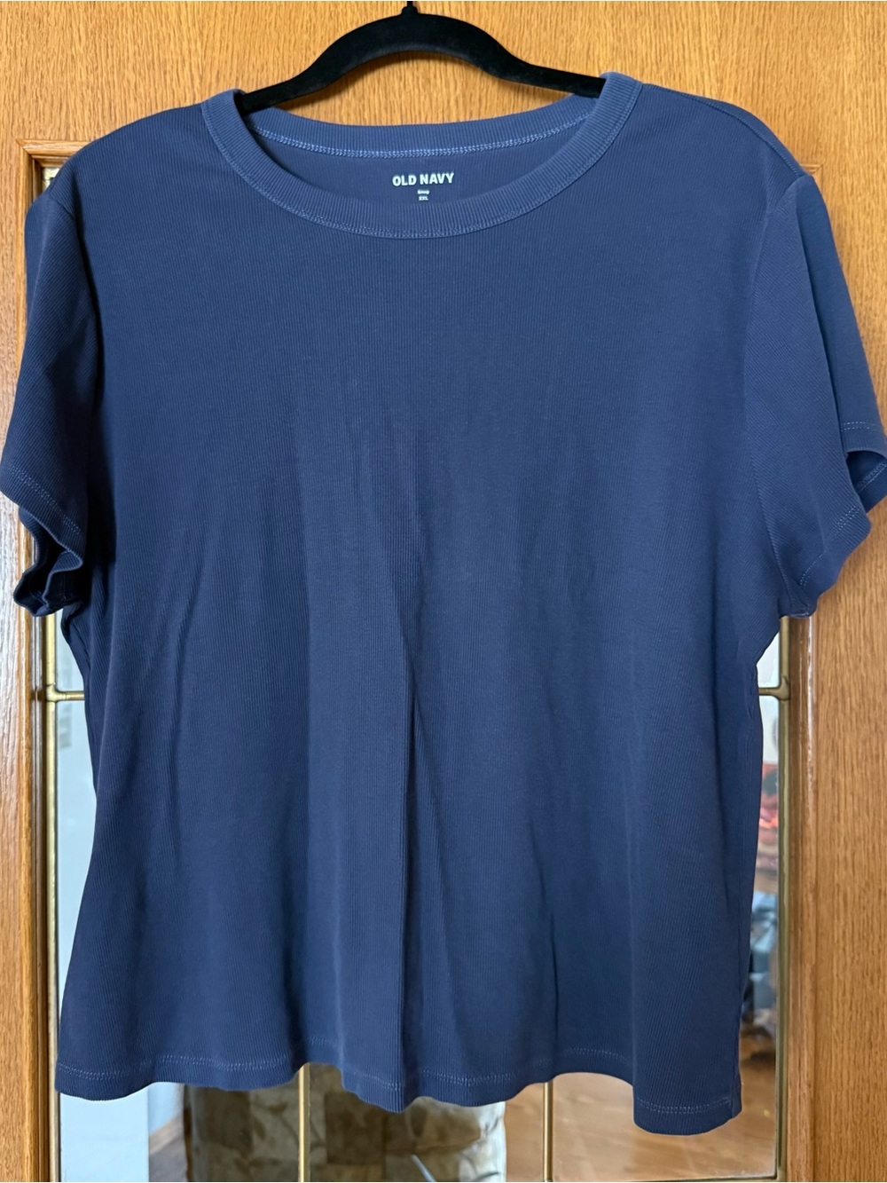 Old Navy Women's Navy Short Sleeve Crew Tee